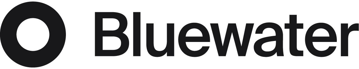 Bluewater logo black